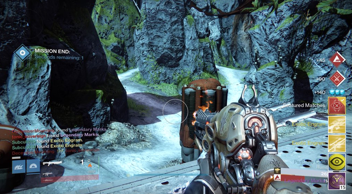 Double exotic engram drop in crucible